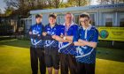 Ryan Tamburrino, Frazer Hutchison, Graeme Panton and Jamie-Lee Lutton from Perthshire play for Scotland in disability championships.  Image: Steve MacDougall/DC Thomson