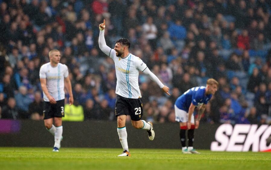 Antonio Portales celebrates