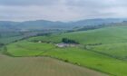 Blinkbonny Farm views from drone, over the land that the new owner is proposing to turn into a forest. Image: Steve Brown/DC Thomson