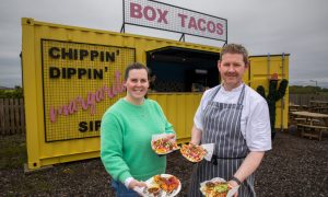 Sharon and Grant Avery have been blown away by support for their Guardbridge Mexican street food spot Box Tacos.