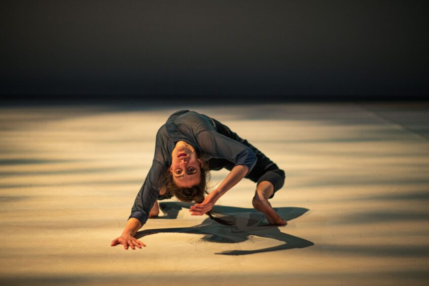 Dancer on stage at Dundee Rep Theatre.