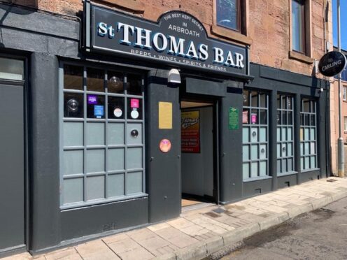St Thomas Bar in Arbroath.
