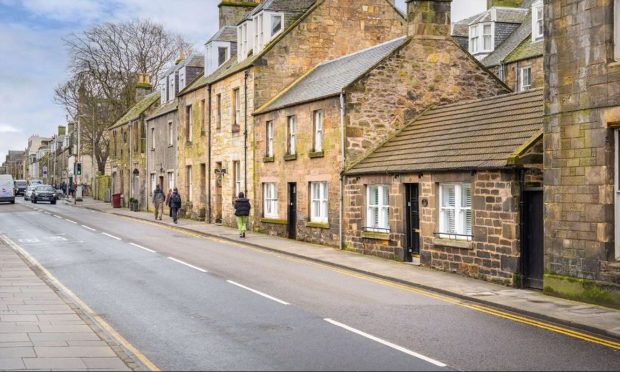 The Golf Cottage fronts onto North Street in St Andrews. Image: Savills