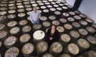 The Single Cask's Helen Stewart and Jan Damed at their site in Glenrothes. Image: Mike Wilkinson/ The Single Cask