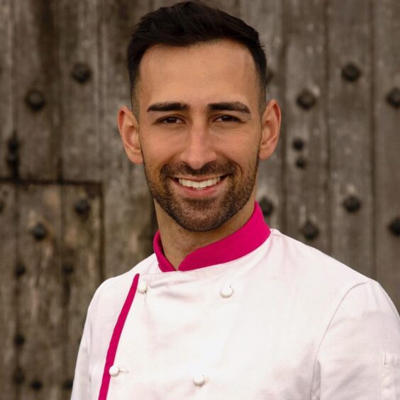 Perthshire chef Theodore Chana has made several TV appearances.
