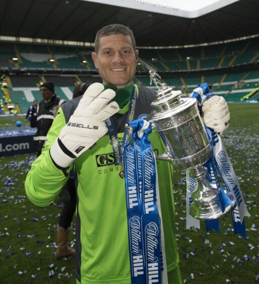 Stevie Banks has three Scottish Cup medals. 