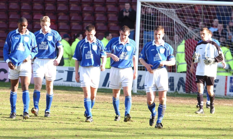 St Johnstone have twice been relegated at Fir Park - this was the second occasion in 2002. 