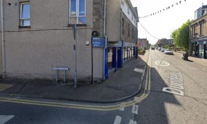 The junction of Ferrier Street and Dundee Street in Carnoustie.