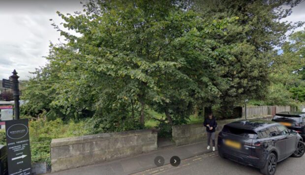 To go with story by Claire Warrender. Plans for two coffee shacks on the site of a former priory in Greyfriars Garden, St Andrews, have been dismissed on appeal Picture shows; Greyfriars Garden St Andrews. St Andrws. Supplied by Google Street View Date; 05/06/2023