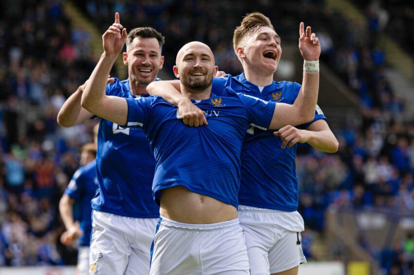 Injuries wiped out the second half of 2021/22 and virtually the whole of the following season. Kane scoring from the penalty spot on the last game of the campaign, though, was one of the best moments of that season. It would turn out to be his penultimate goal as a St Johnstone player, the last being a penalty rebound to beat St Mirren (it had to be them) last December.