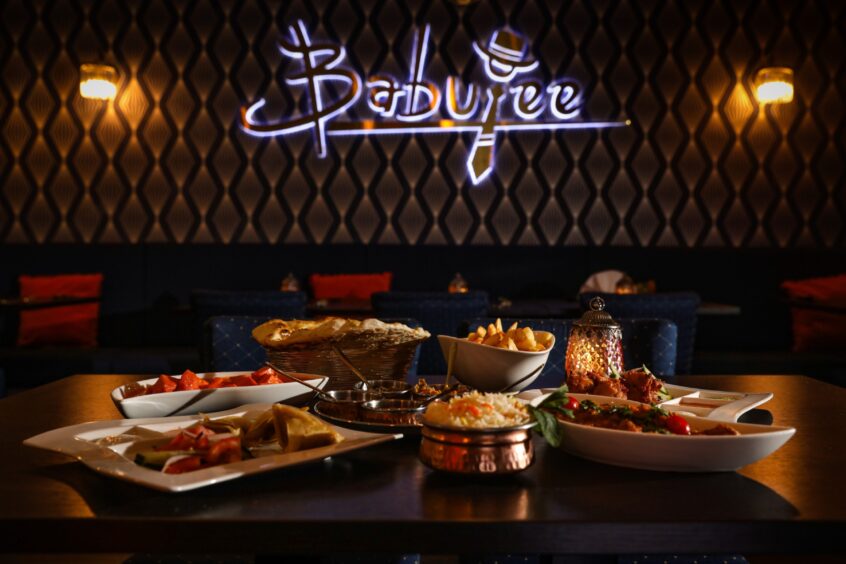 Babujee on Perth Road in Dundee serves a range of Indian and South Asian dishes.