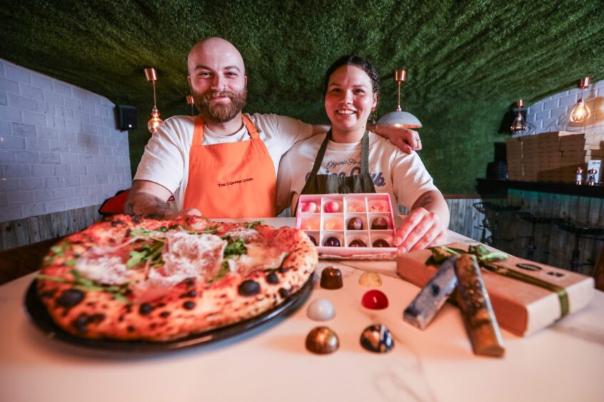 Jamie Butler of The Copper Oven and and Chloe Oswald of Chocolatia are a foodie power couple in Angus.