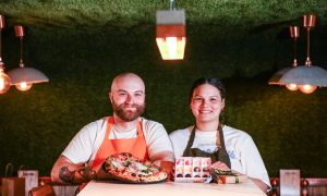 Jamie Butler, owner of The Copper Oven in Arbroath, and Chloe Oswald, owner of Chocolatia in Angus, are an Angus foodie power couple. Image: Mhairi Edwards/DC Thomson
