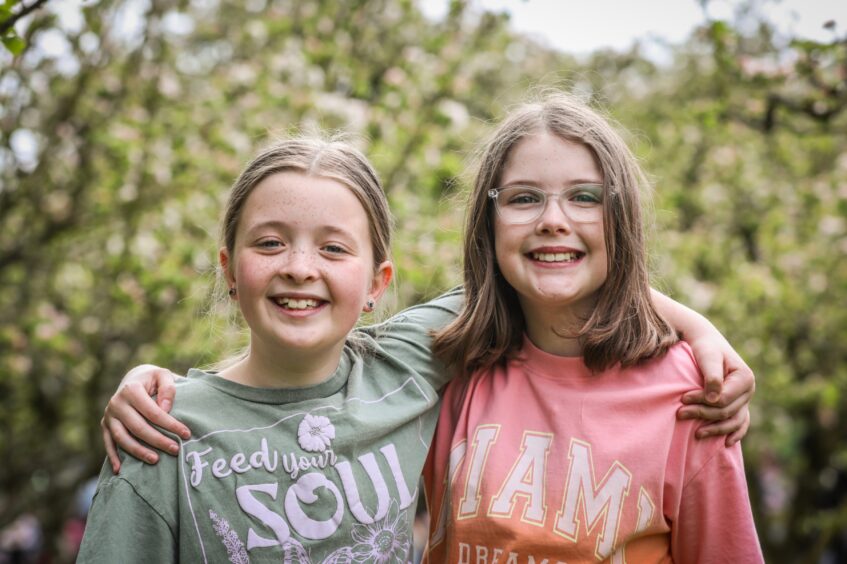 Friends at Barry Mill duck races.