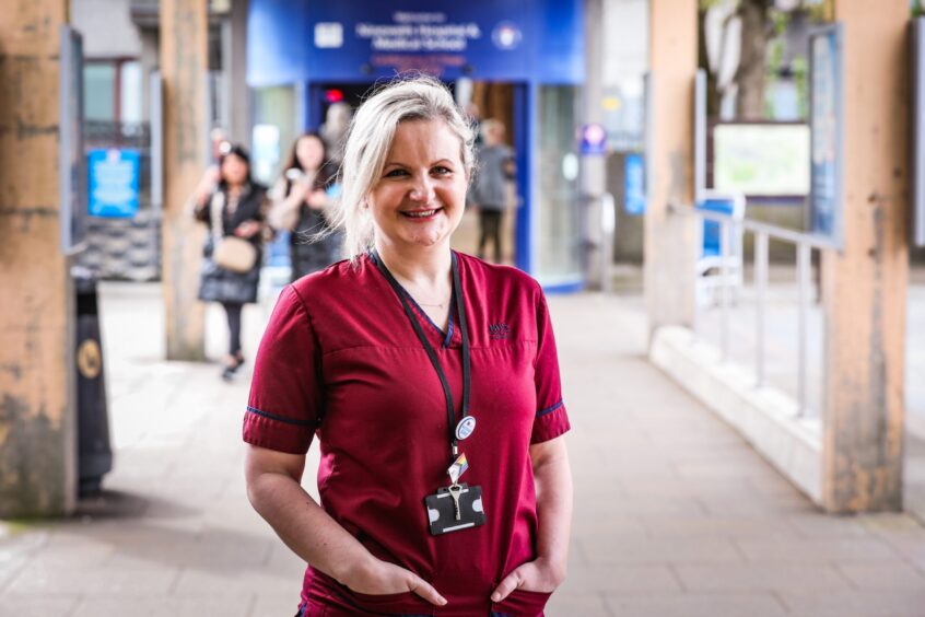 Justine remembers working with leeches and maggots when she was a staff nurse at Ninewells Hospital. 