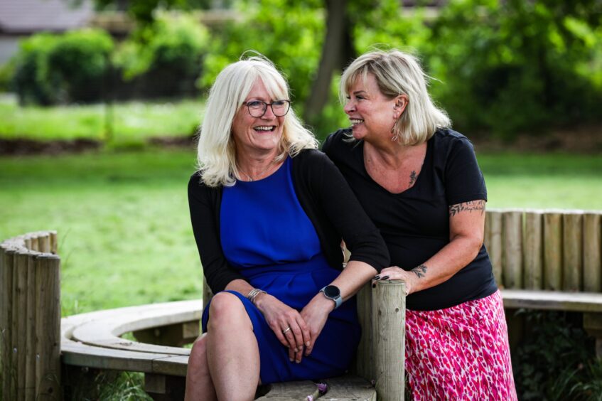 Head teacher Jenn Knussen and her depute and friend Susan Petrie retire at the same time. 