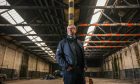 Paul Jennings, executive director of Dundee Museum of Transport, inside the new site. Image: Mhairi Edwards/DC Thomson