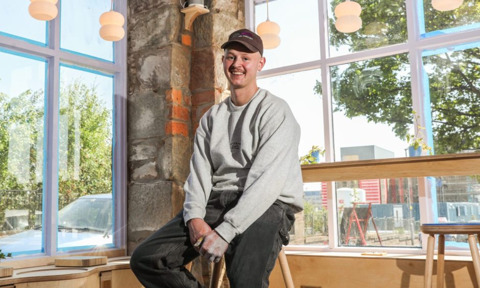 EH9 owner Fraser Smith at his new café on Annfield Road, Dundee.