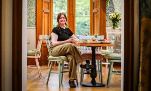 Zoe Lawson, who runs Sweetpea Cafe in Broughty Ferry, has opened a new sister cafe in St Andrews, Sweetpea at the Museum. Image: Mhairi Edwards/DC Thomson