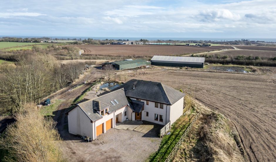 £1 million Muirdrum Farmhouse for sale