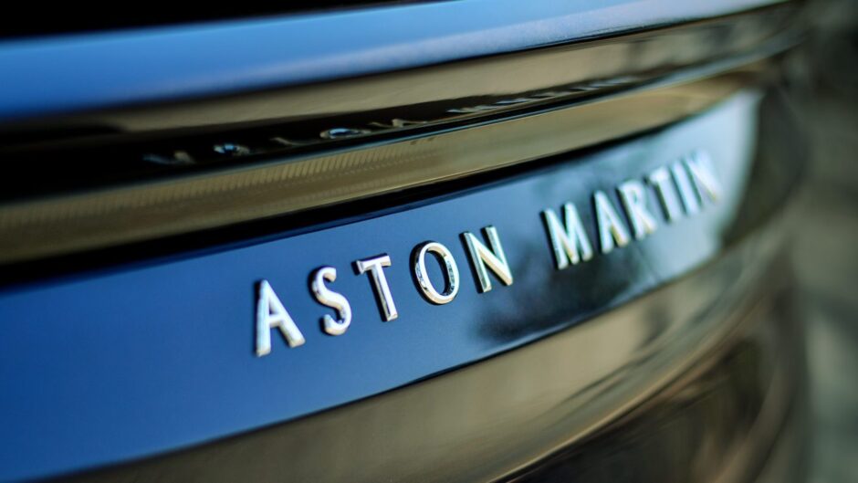 Aston Martin DBS Superleggera rear emblem