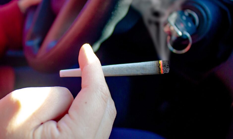 Cannabis in car