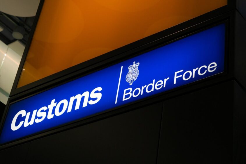 Border Force sign