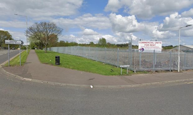 The site of the proposed development at Hayfield Industrial Estate, Kirkcaldy. Image: Google.