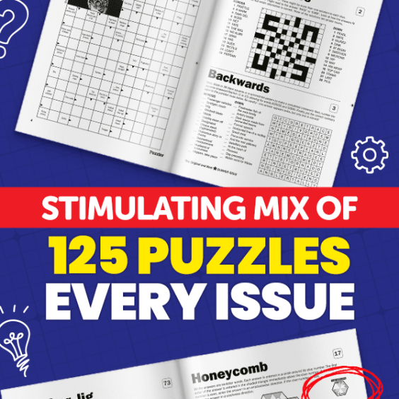 A mix of 125 puzzles every issue (DC Thomson/Shutterstock)