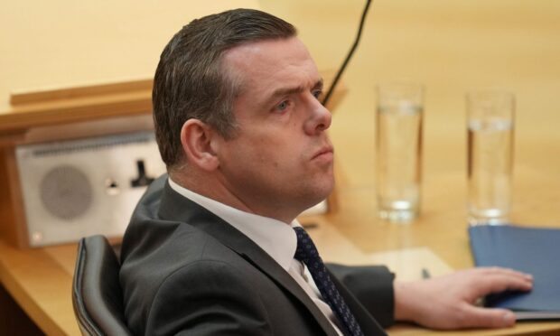 Douglas Ross will quit as the Scottish Tory leader after the election. Image: Shutterstock.