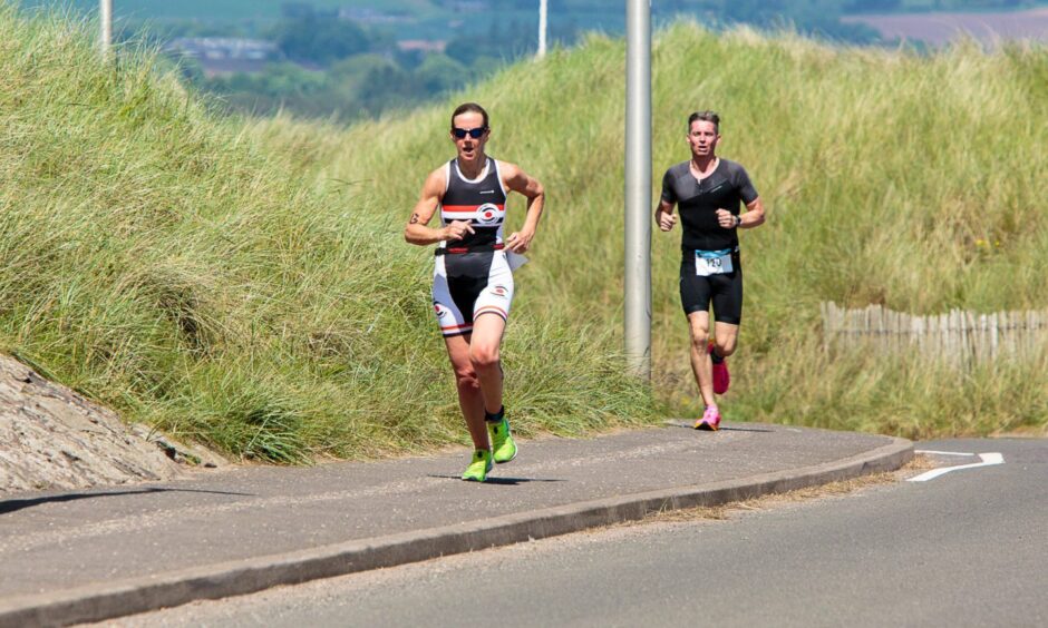 Sunshine for ninth Montrose triathlon.