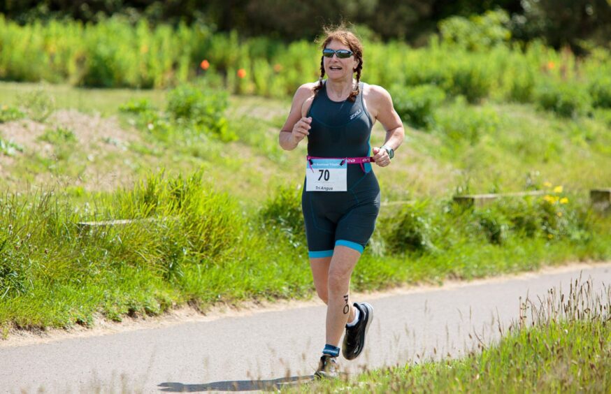 Montrose triathlon run