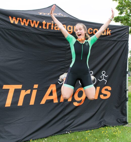 Finisher at Montrose triathlon 2024