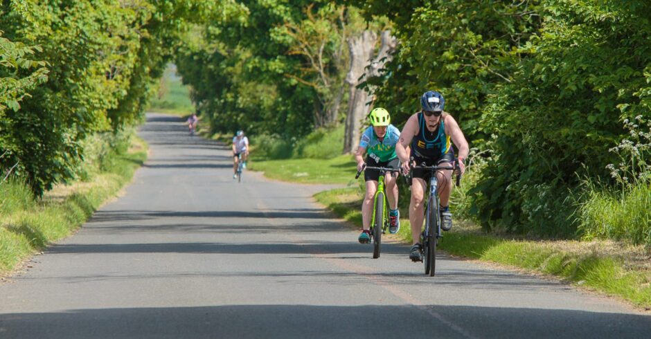 Cycle challenge ion Montrose triathlon.