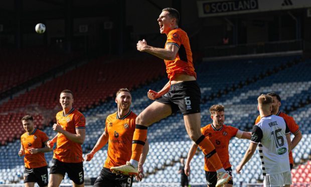 Ross Graham celebrates a goal against Queen's Park. Image: SNS