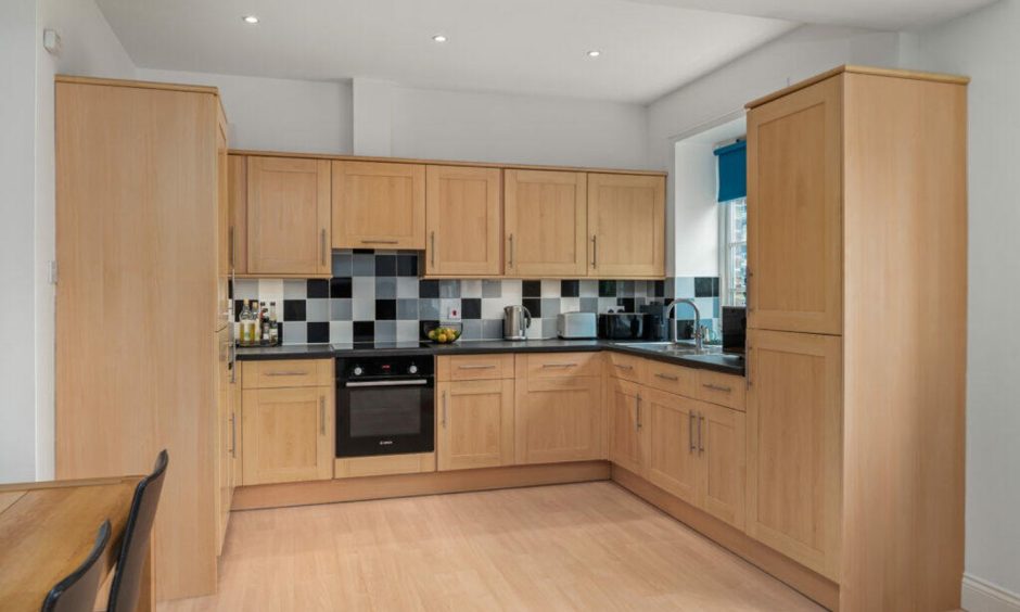 Kitchen space at property on Chandlers Lane, Dundee.