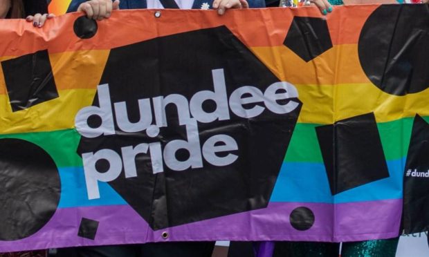 The incident happened on High Street in Dundee during Dundee Pride. Image: Kenny Smith/DC Thomson