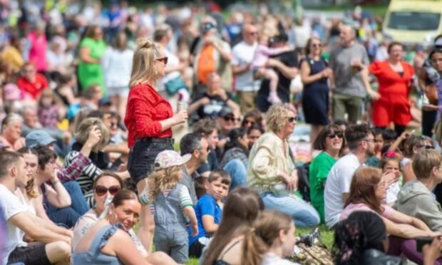 Revellers enjoying this year's Westfest