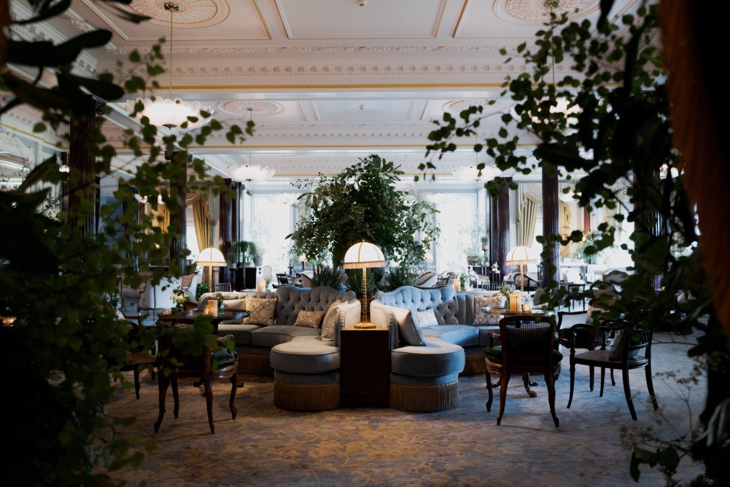 A view of the dining area.