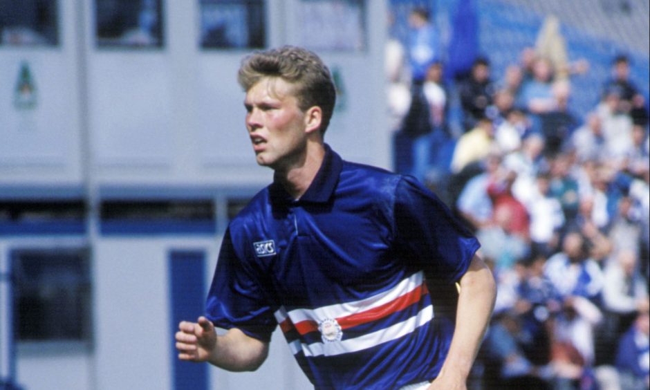 Morten Wieghorst in action for Dundee. Image: SNS