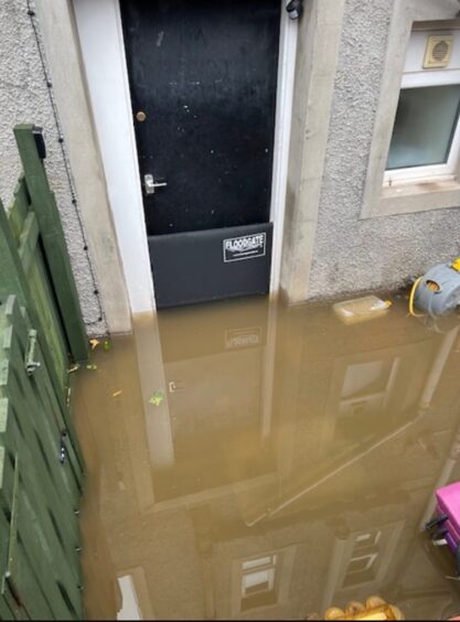 Deep water high up floodgate at ABC Nursery premises, perth