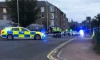 Police on Alexander Street in Dundee.