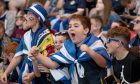 Young fans will Scotland on. Image: Craig Brown