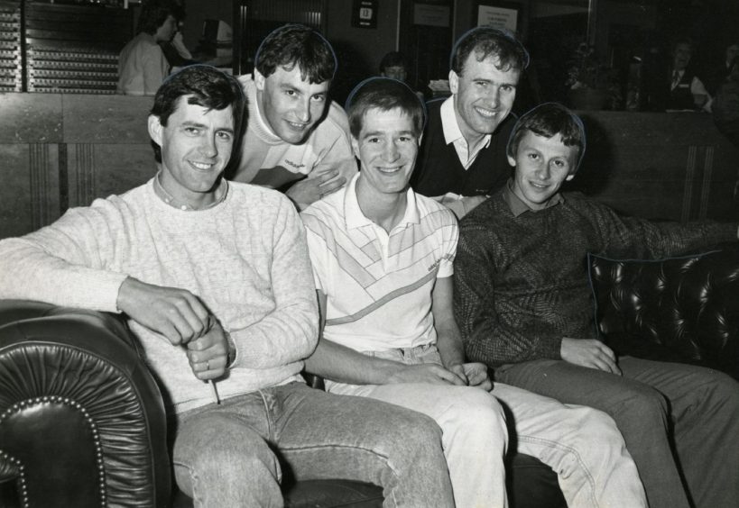 David Narey, Maurice Malpas, Richard Gough, Eamonn Bannon and Paul Sturrock 