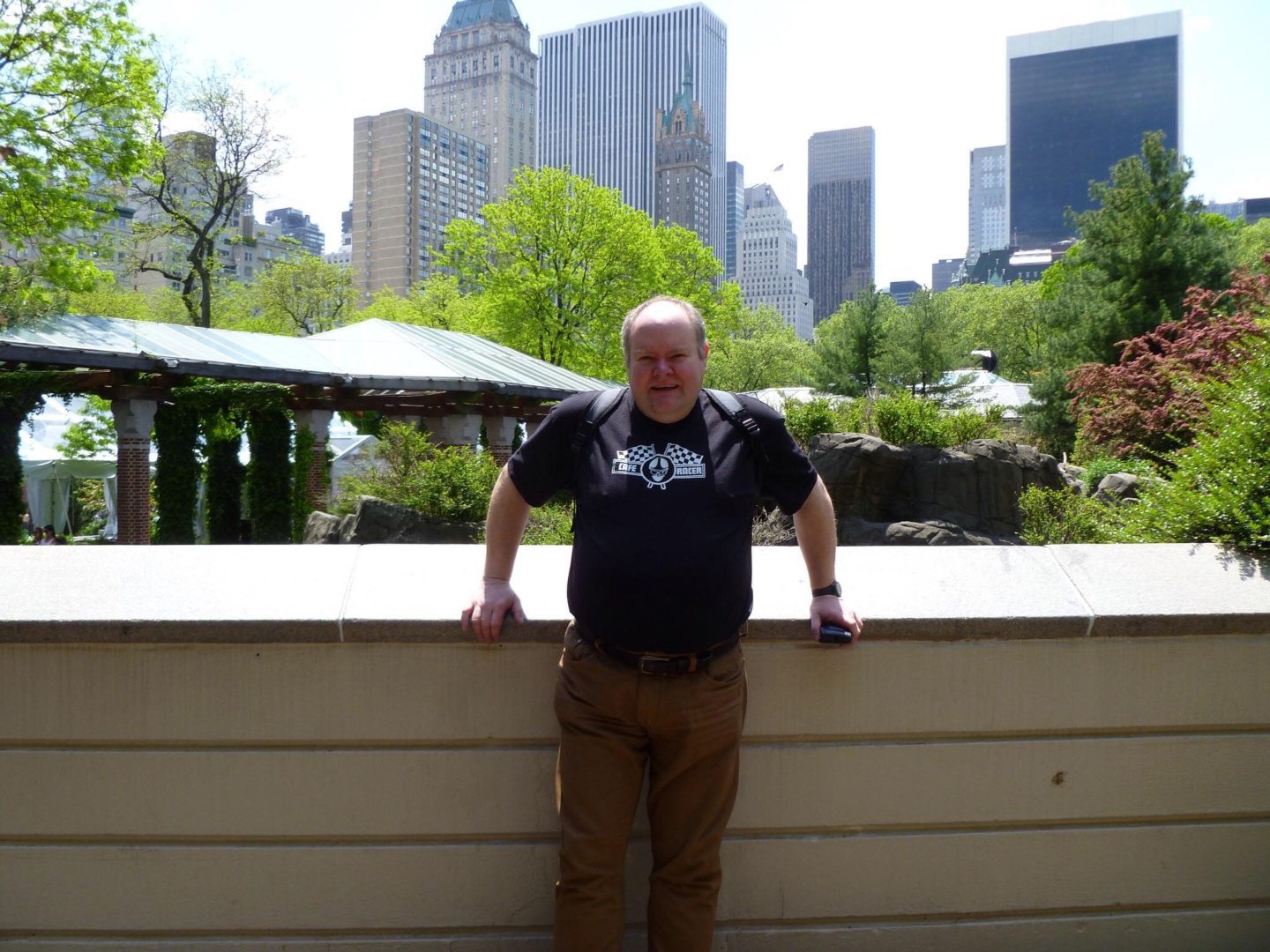 Richie Mitchell on holiday in the United States
