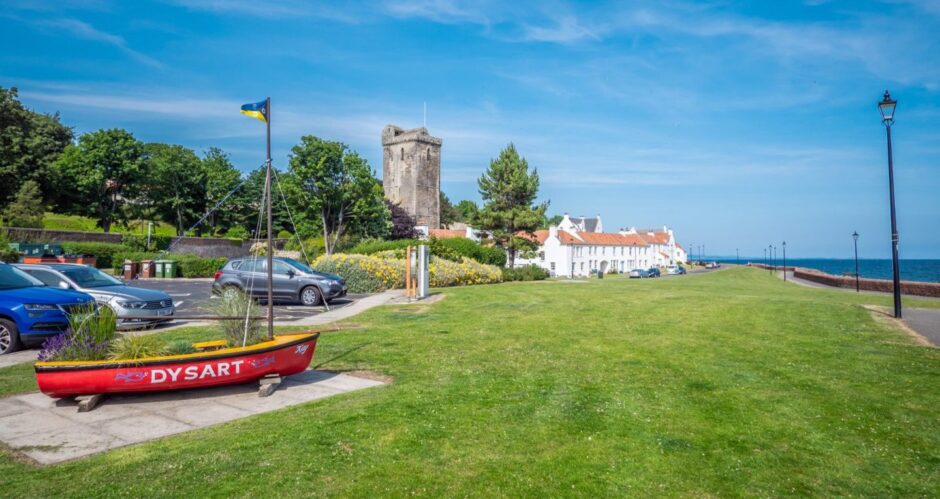 The Dysart seafront. 