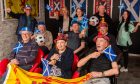 The Euro Fanzone at a Dundee care home