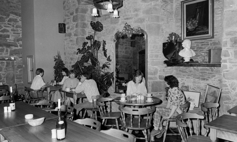 A view inside the restaurant which opened in 1987. Image: DC Thomson.