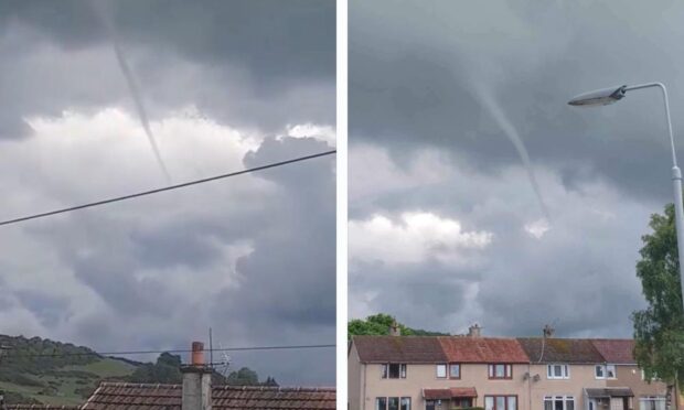 Funnel cloud over Ballingry