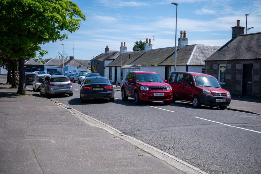 Barry Road in Carnoustie parking problems